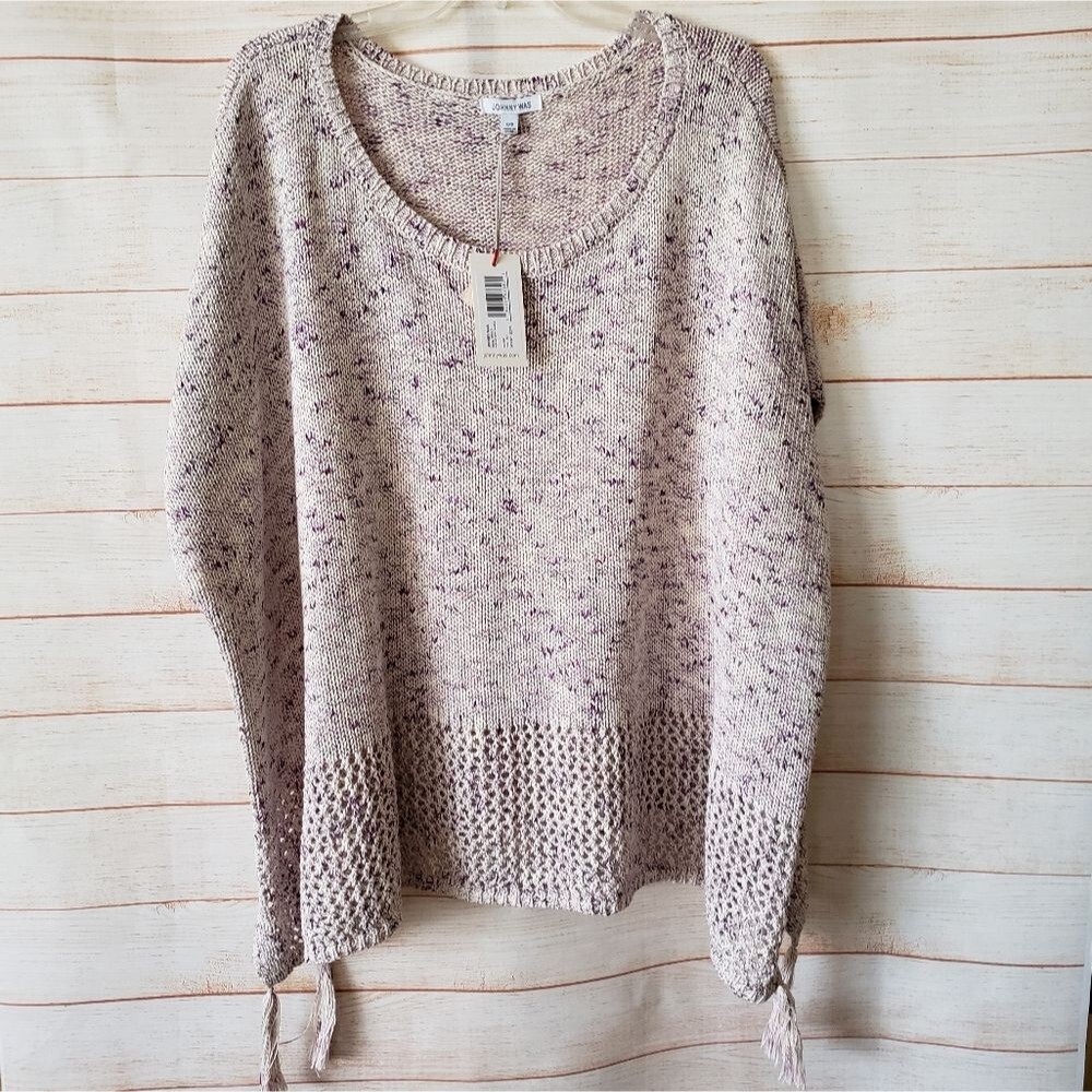 Johnny Was Knitted Poncho with Tassels Style No: M65622 RN# 149414 - Picture 6 of 11